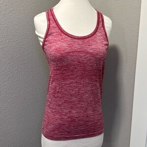 Lululemon swiftly racerback tank top 6 space red EUC